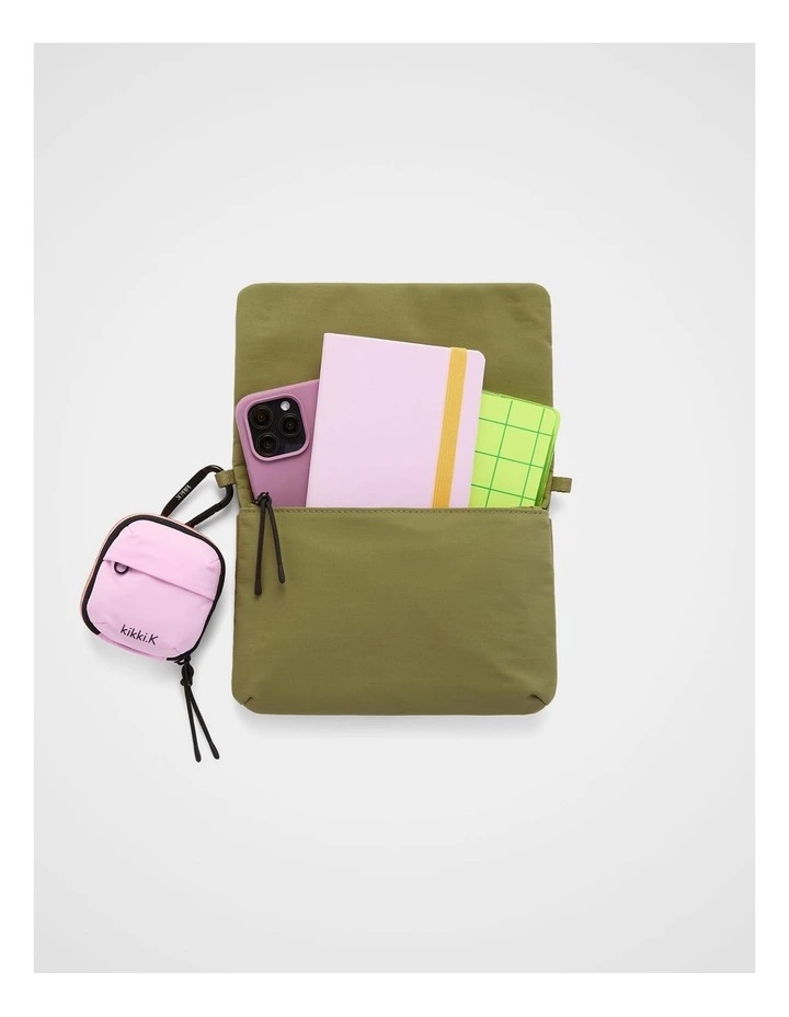 TREK. Pouch Crossbody in Moss image 3