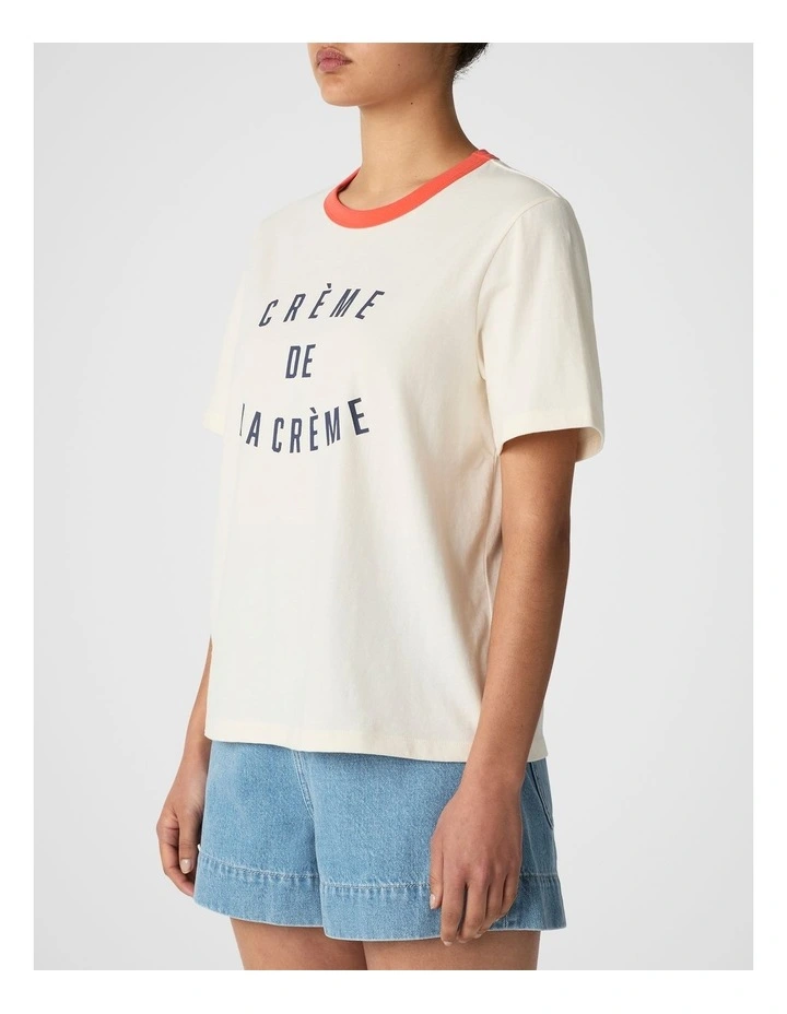 Scoop Society T-Shirt in Vanilla image 3