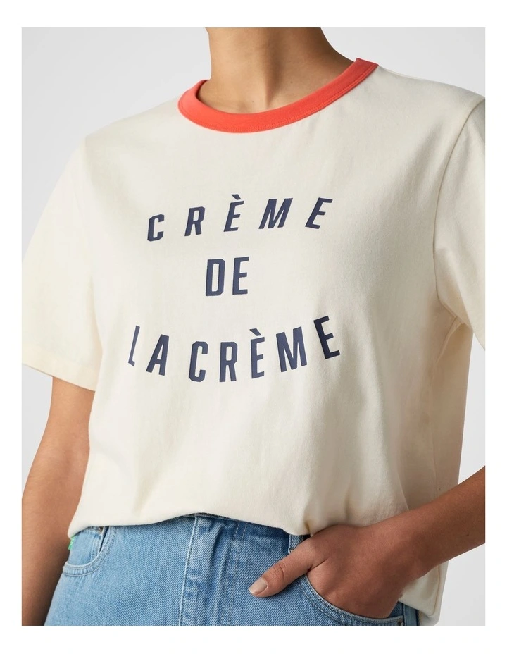 Scoop Society T-Shirt in Vanilla image 4