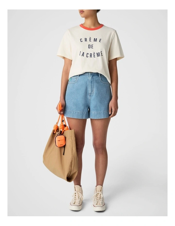 Scoop Society T-Shirt in Vanilla image 5