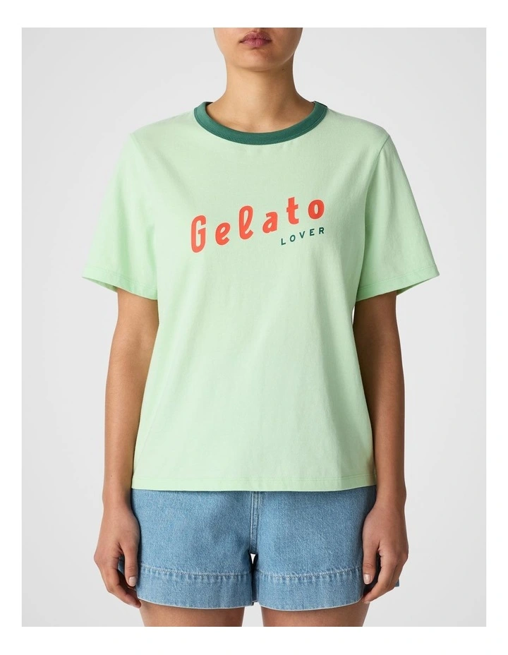 Scoop Society T-Shirt in Matcha Green image 1