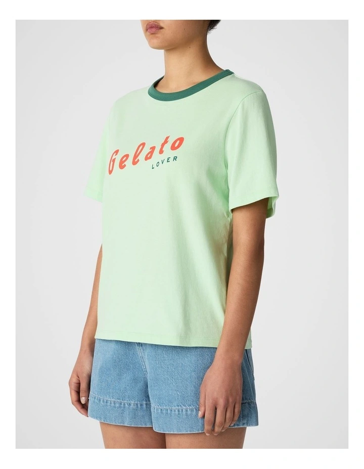 Scoop Society T-Shirt in Matcha Green image 3