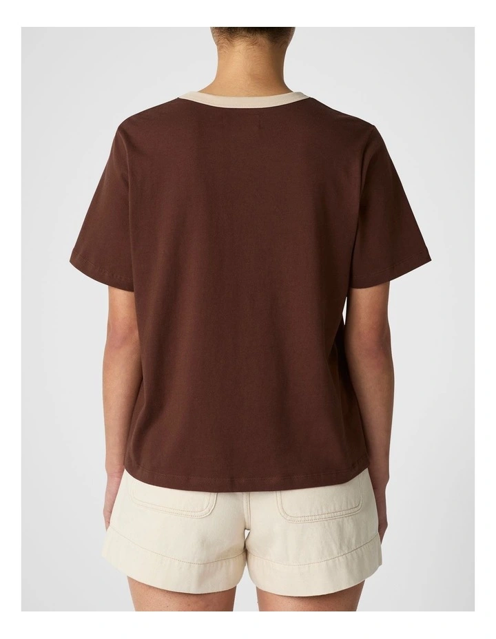 Scoop Society T-Shirt in Brown image 2