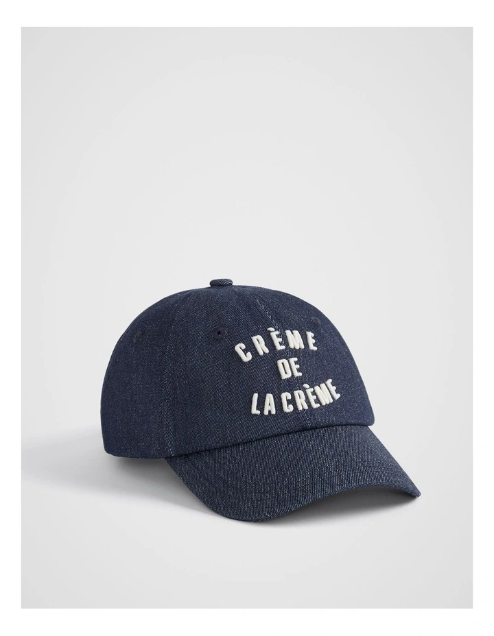 Scoop Society Cap in Denim image 1