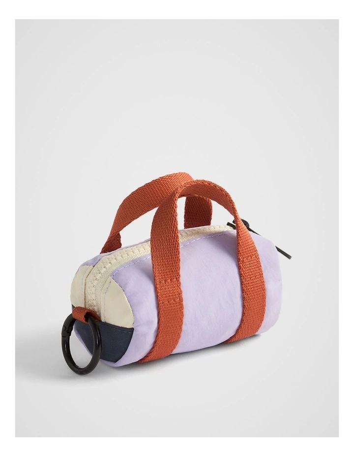 Play Mini Duffel Pouch Keychain in Petrol image 3
