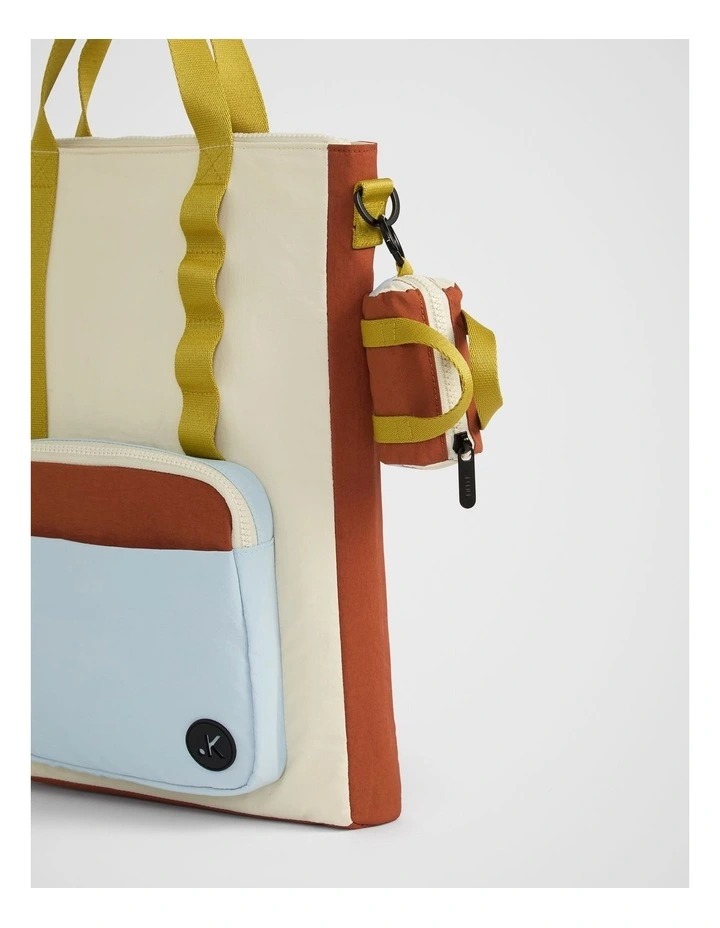 Play Mini Duffel Pouch Keychain in Rust image 2