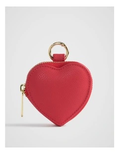 Personalise-It Heart Coin Pouch in Red