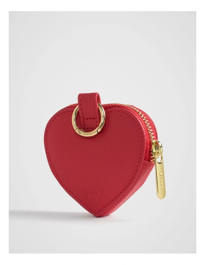 Personalise-It Heart Coin Pouch in Red image 2