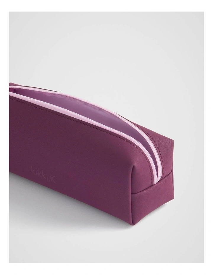 Kolour Luxe Pouch in Plum image 2