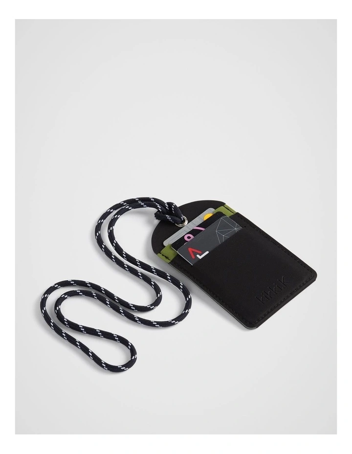 Kolour Luxe ID Card Holder in Black image 3