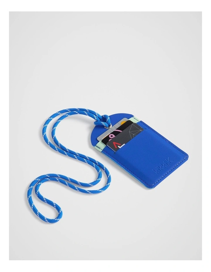 Kolour Luxe ID Card Holder in Royal Blue image 3
