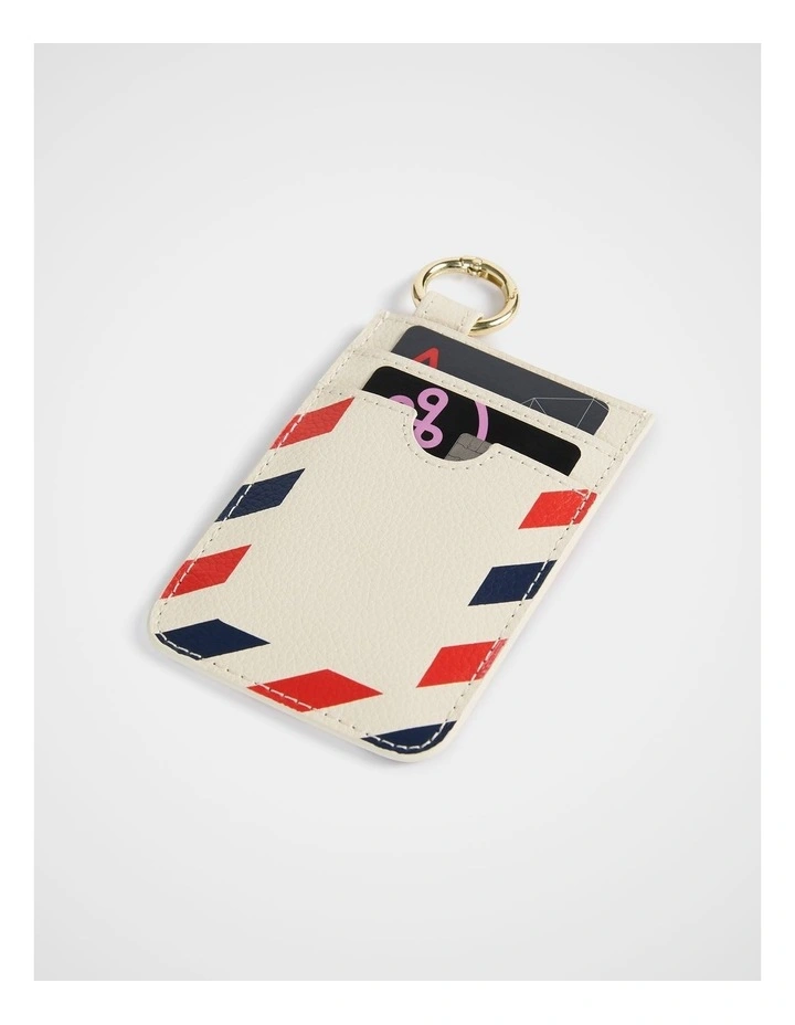 Mini Leather Card Wallet in Assorted image 3