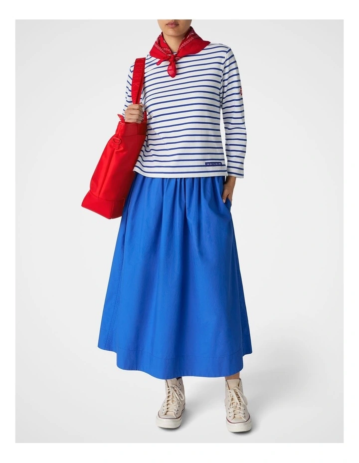 Breton Tee in Marine Stripe image 5