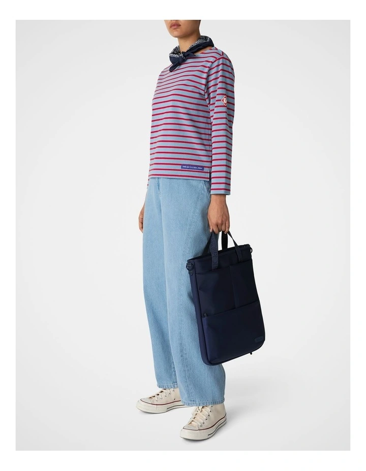 Breton Tee in Poppy Stripe image 5