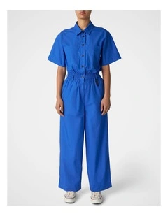 Jumpsuit in Marine