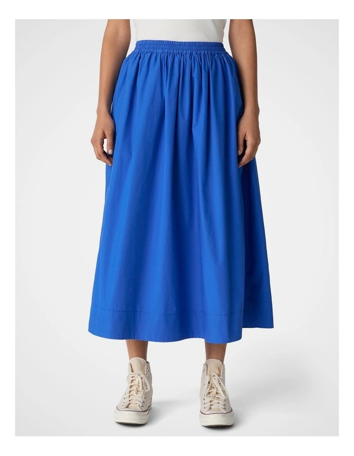 Midi Skirt in Marine image 1