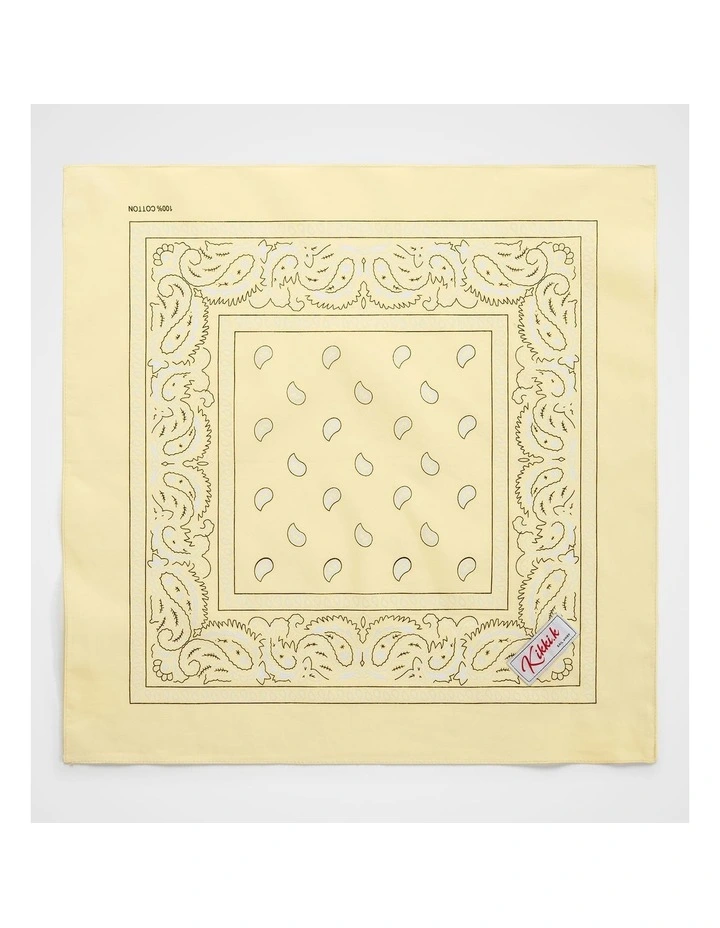 Bandana Scarf in Butter image 3