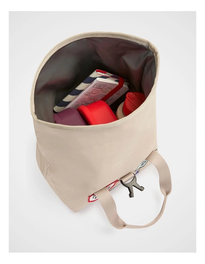 TREK. Mariner Roll Up Lunch Bag in Chalk image 3