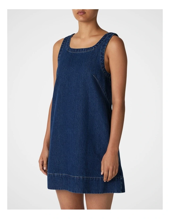 Skipper Denim Tunic in Indigo image 3