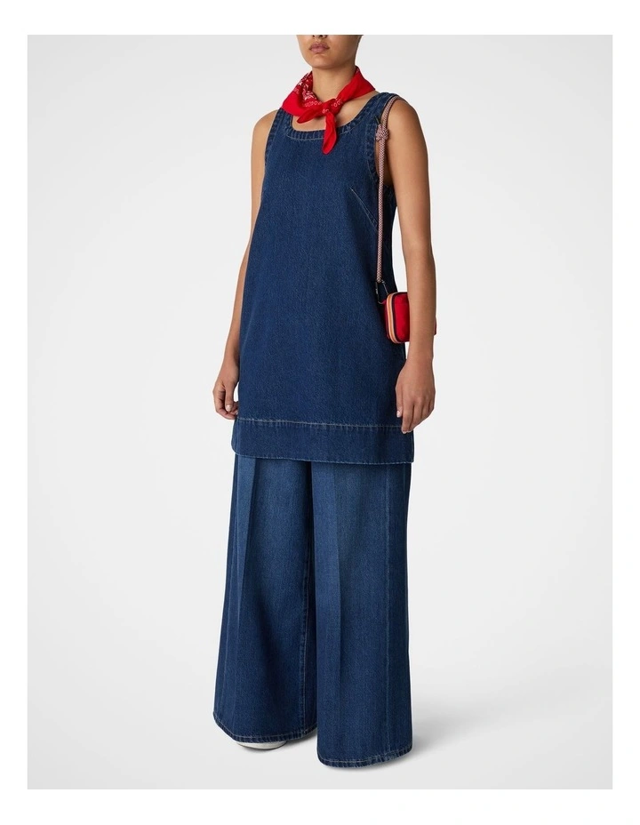 Skipper Denim Tunic in Indigo image 7