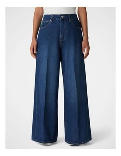 Super Wide Leg Jean in Indigo