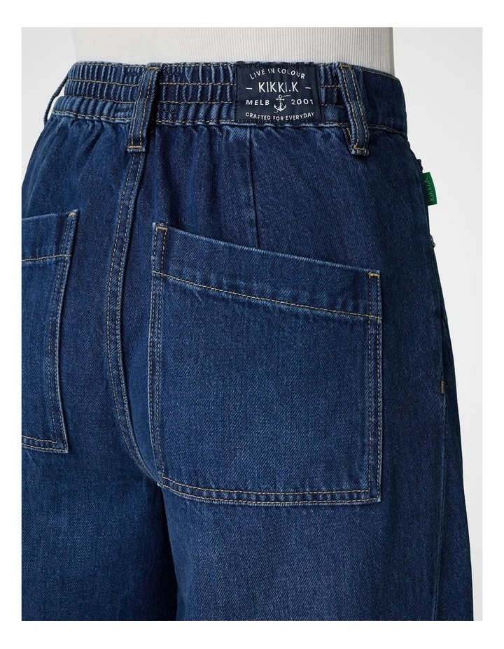 Super Wide Leg Jean in Indigo image 5