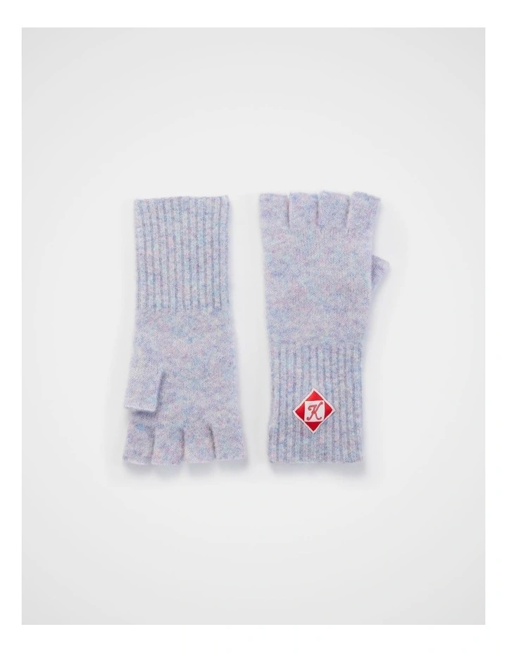 Cloud Fingerless Gloves in Shell image 1