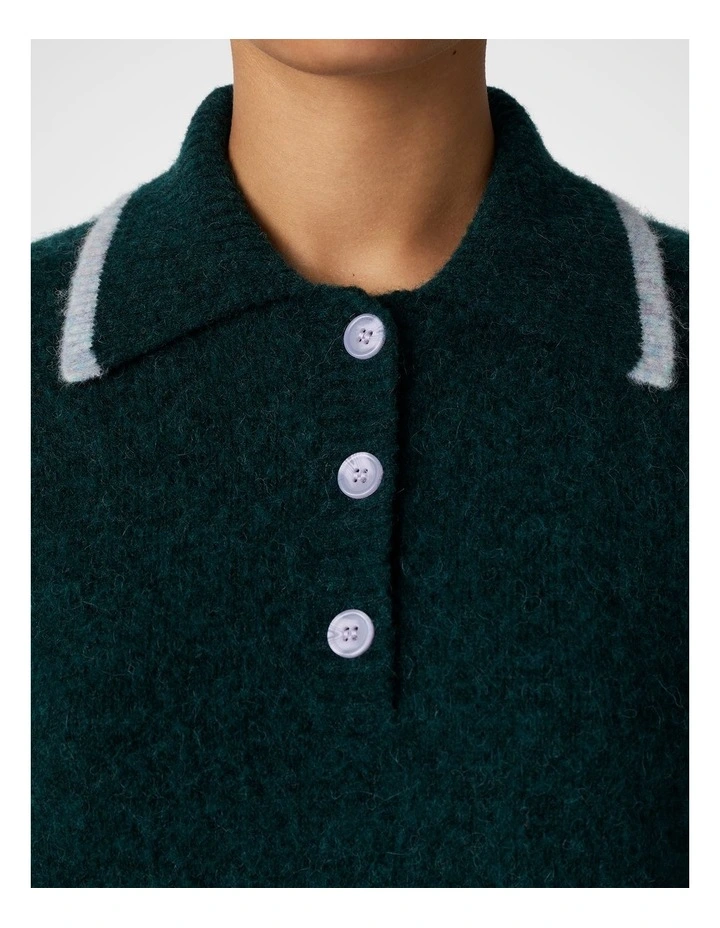 Cloud Knit Polo in Cedar image 4