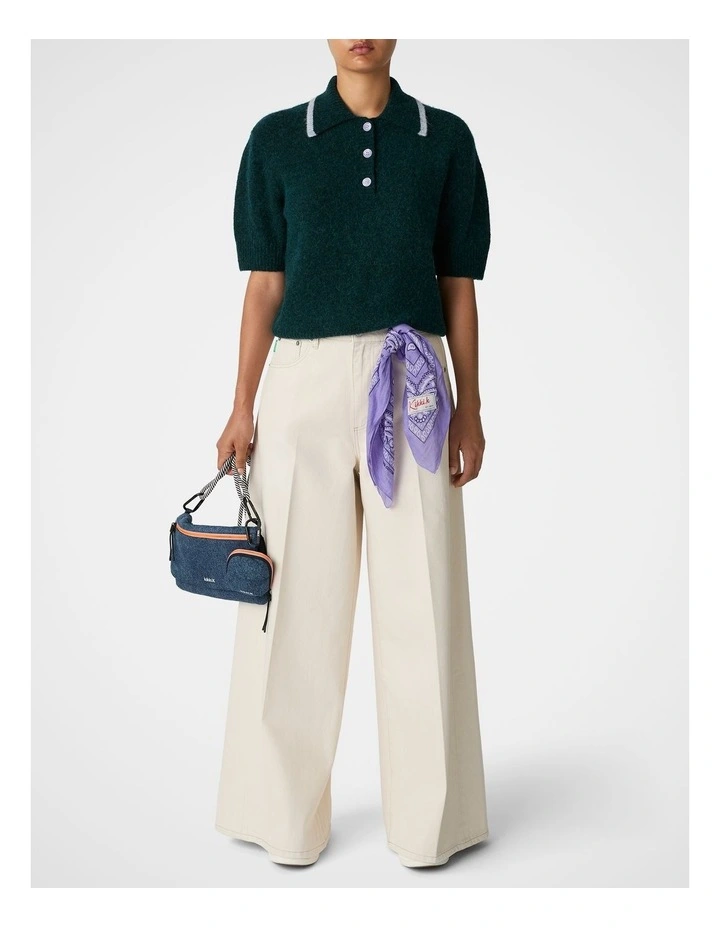 Cloud Knit Polo in Cedar image 6