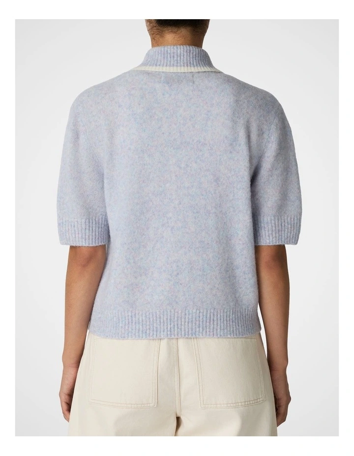 Cloud Knit Polo in Shell image 2