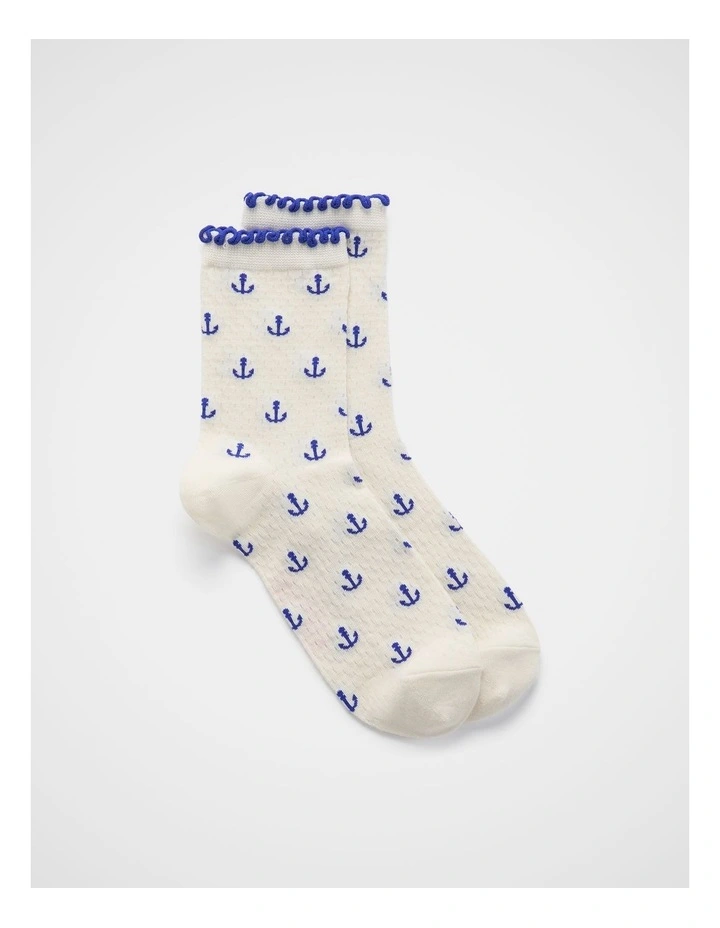 Icon Socks in White image 1