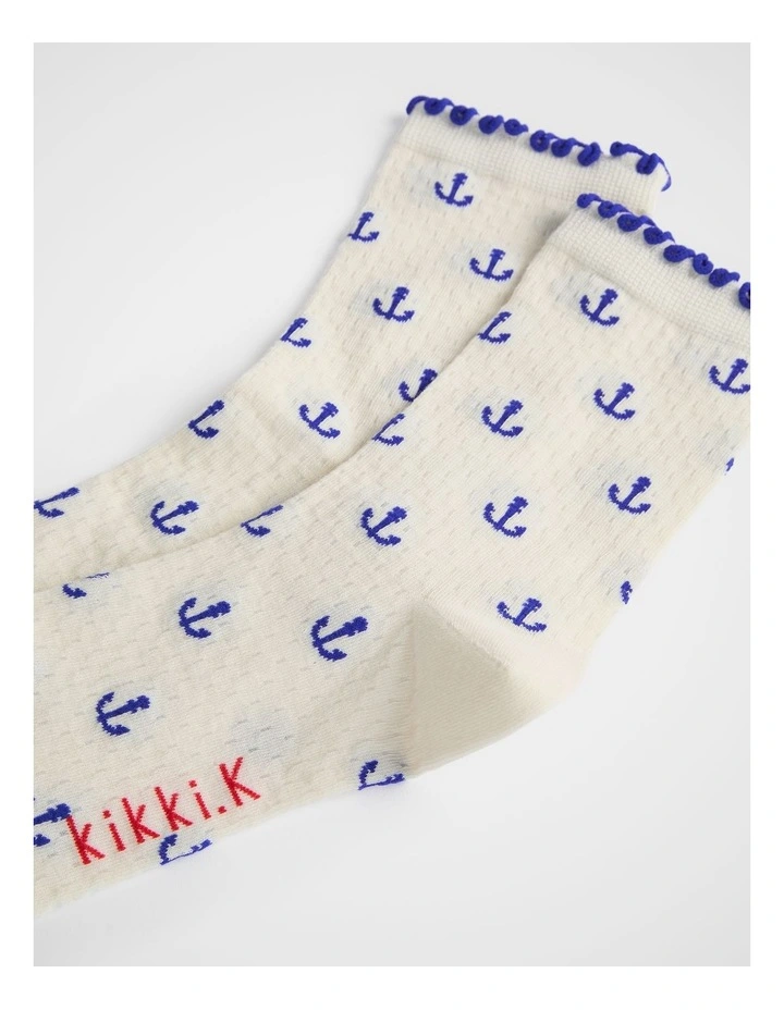 Icon Socks in White image 2