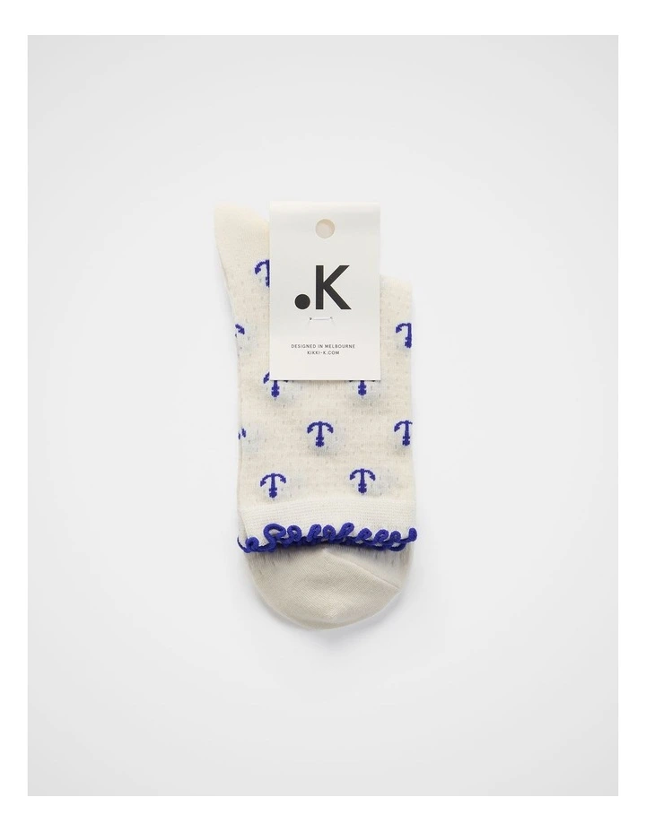 Icon Socks in White image 3