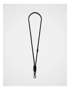 Rope Lanyard in Black