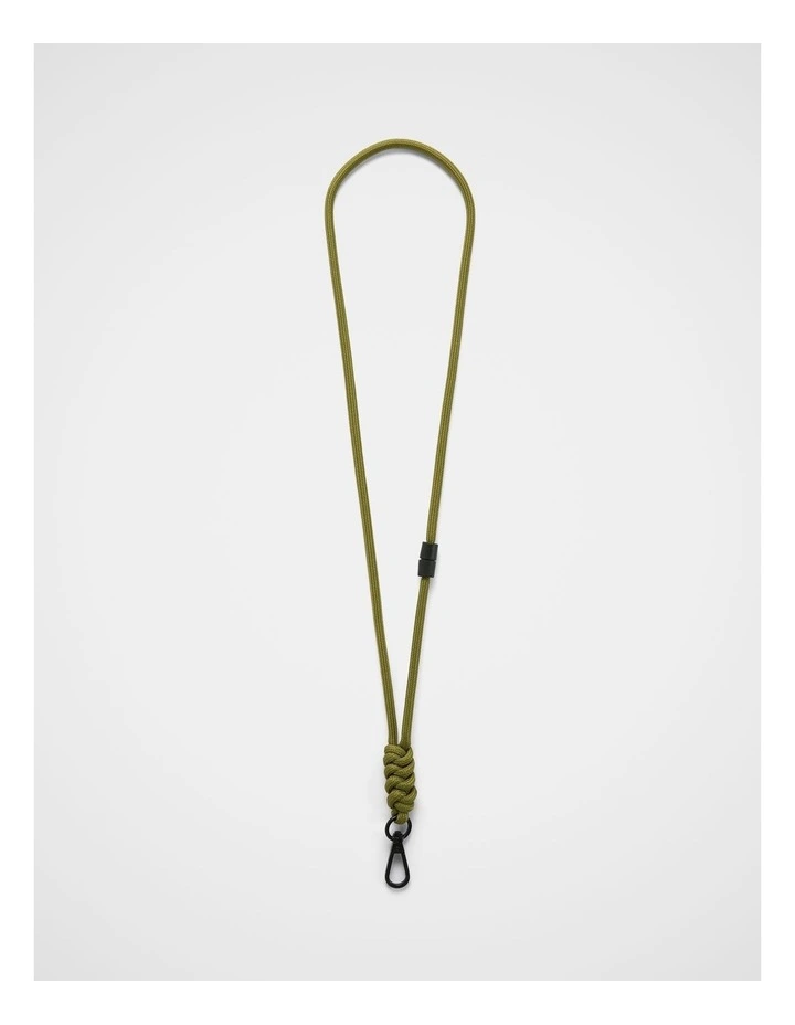 Rope Lanyard in Moss image 1