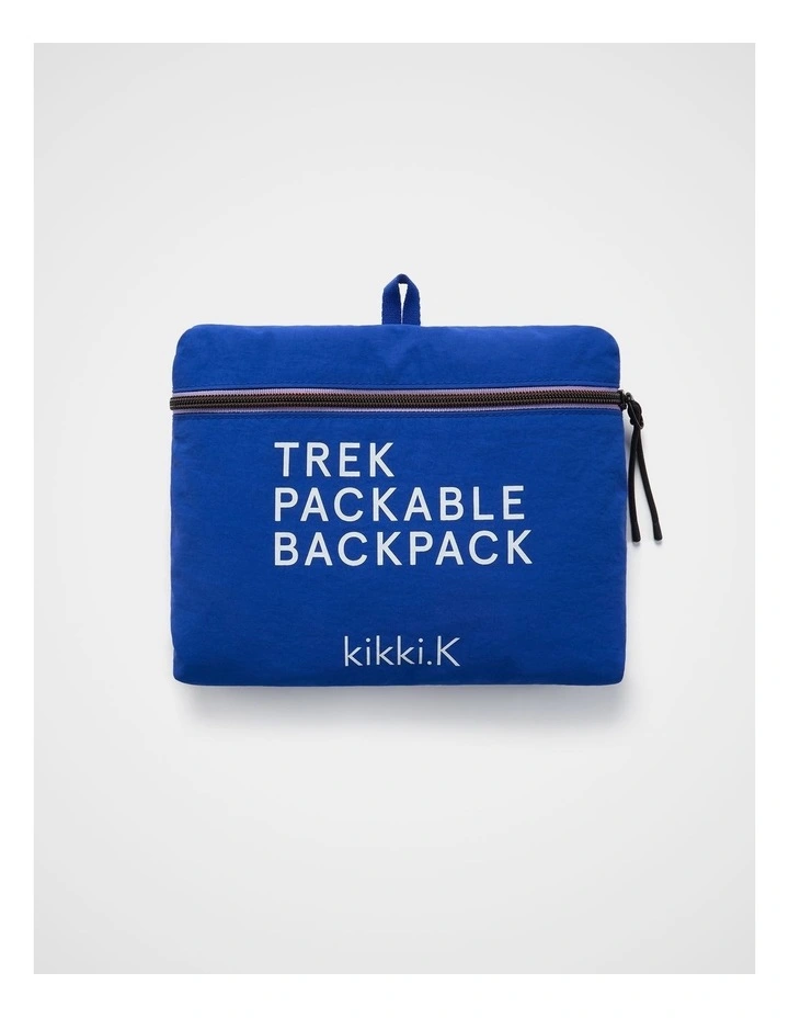 TREK. Packable Backpack in Marine image 4