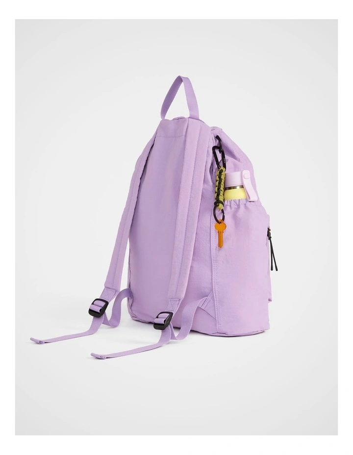 TREK. Packable Backpack in Violet image 4