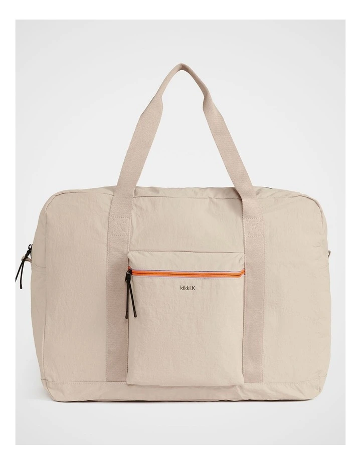 TREK. Packable Duffel in Chalk image 1