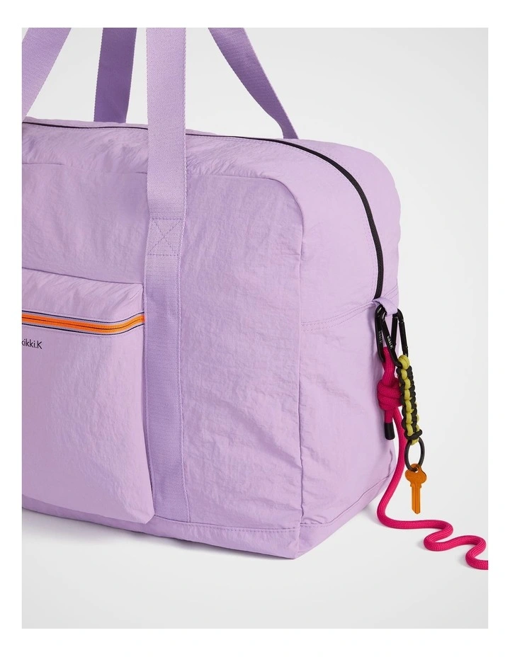 TREK. Packable Duffel in Violet image 2
