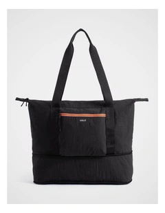 TREK. Packable Tote in Black