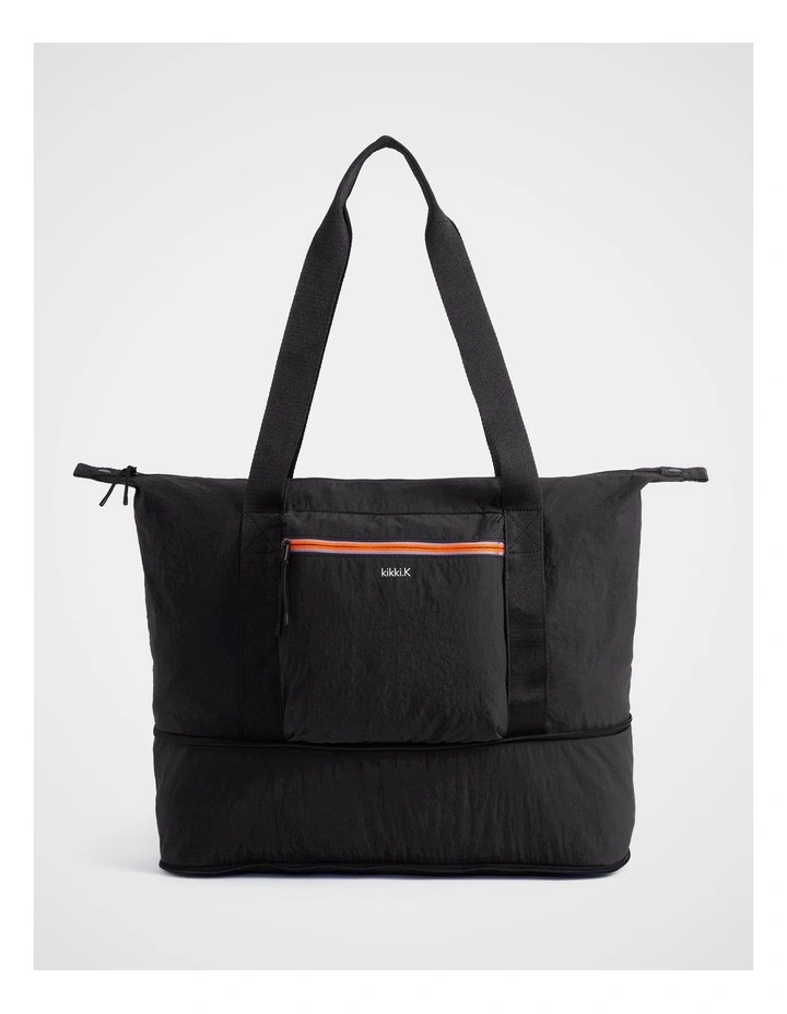 TREK. Packable Tote in Black image 1