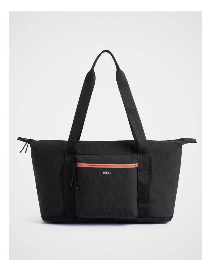 TREK. Packable Tote in Black image 5