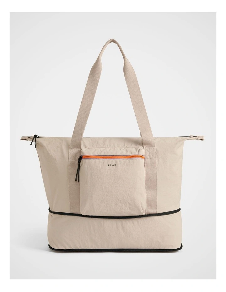 TREK. Packable Tote in Chalk image 1