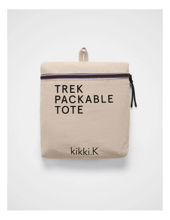 TREK. Packable Tote in Chalk image 4