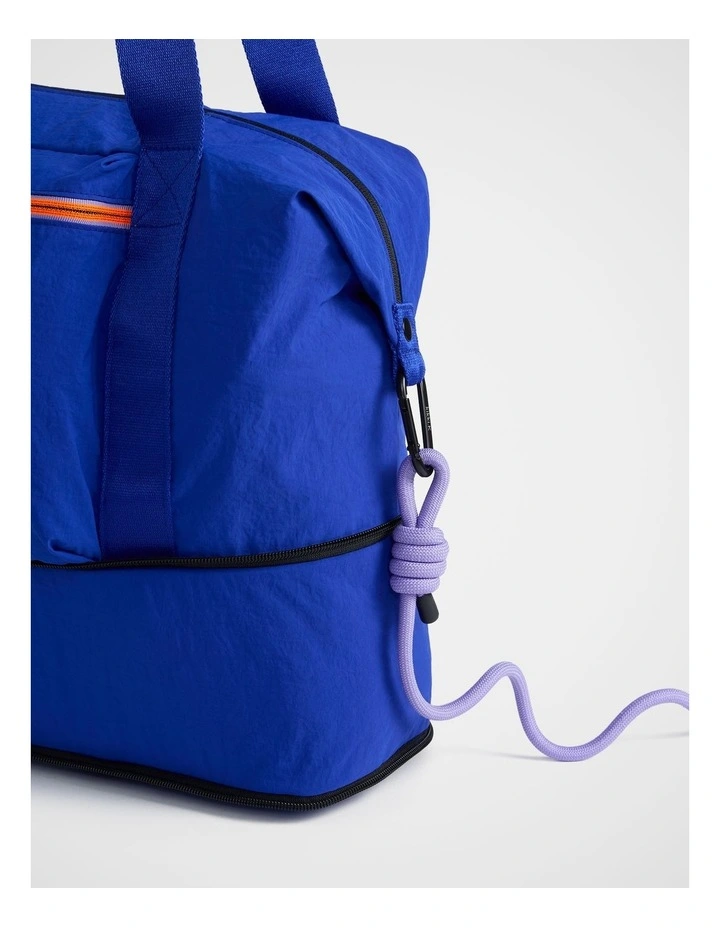 TREK. Packable Tote Black in Marine image 2