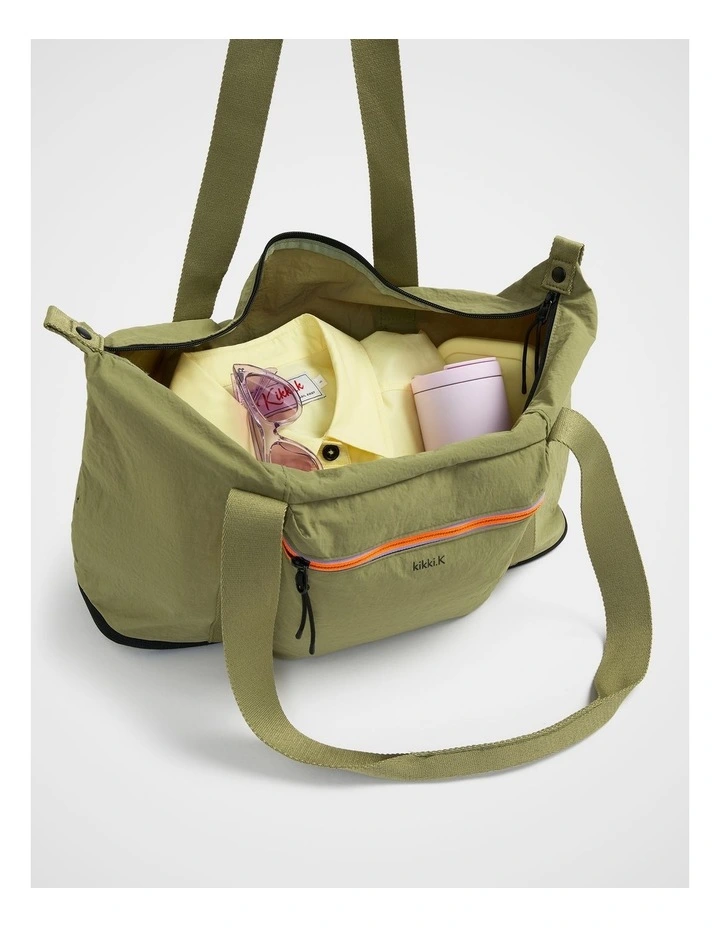 TREK. Packable Tote in Moss image 2