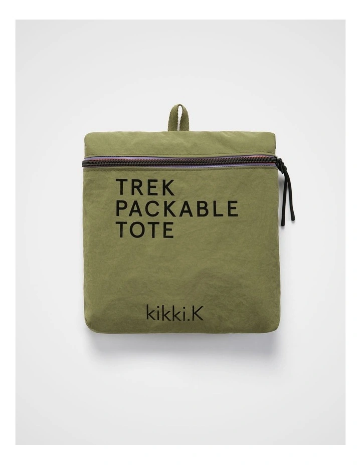 TREK. Packable Tote in Moss image 5