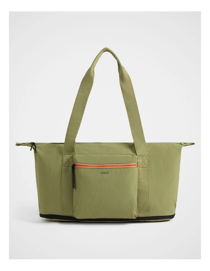 TREK. Packable Tote in Moss image 6