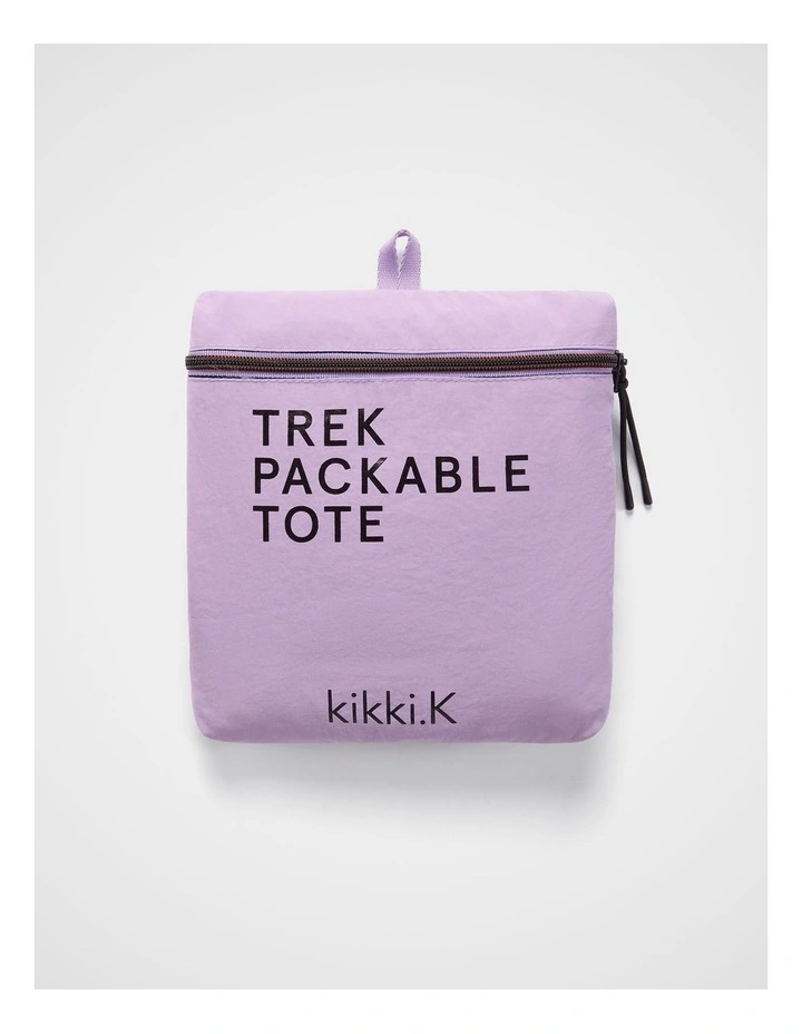 TREK. Packable Tote in Violet image 4