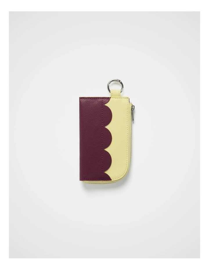 Zip Card Wallet in Butter Plum image 1
